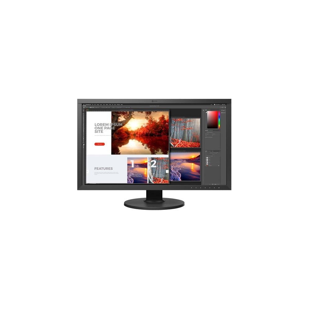 1 - EIZO MONITOR 27" 16:9   3840x2160 WIDE GAMUT  (4K UHD)