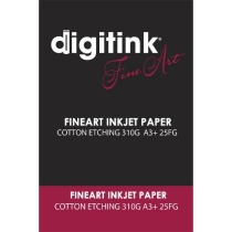 1 - FINE ART COTTON ETCHING 310GR A3+ 25FG