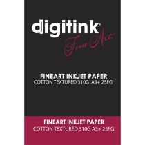 1 - FINE ART COTTON TEXTURED 310GR A3+ 25FG